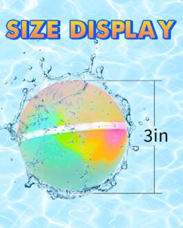 24PCS Rainbow Color Reusable Water Balloons